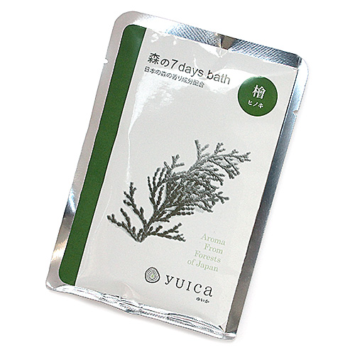 yuica　森の7days bath（日本産森のアロマの入浴剤）/ヒノキ