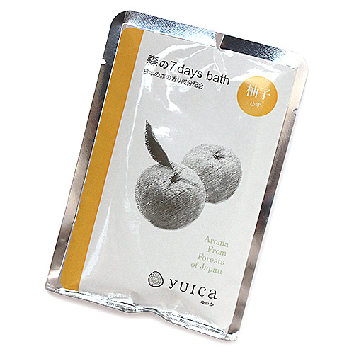 yuica　森の7days bath（日本産森のアロマの入浴剤）/ユズ